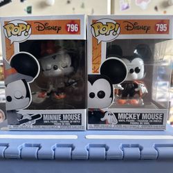 Mickey & Minnie Halloween Pop Set