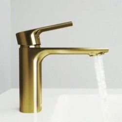 VIGO Davidson Single Handle Single-Hole Bathroom Faucet in Matte Brushed Gold