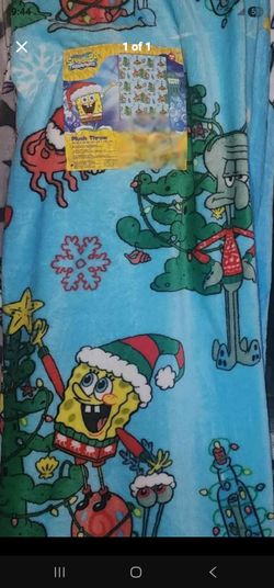 Spongebob Christmas Blanket