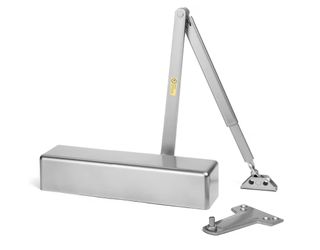 Dynasty Hardware Door Closer, Grade 1 Heavy Duty Commercial Hydraulic Closer, Self-Closing, Adjustable Spring Size 1-6, ADA Compliant, Surface Mount,