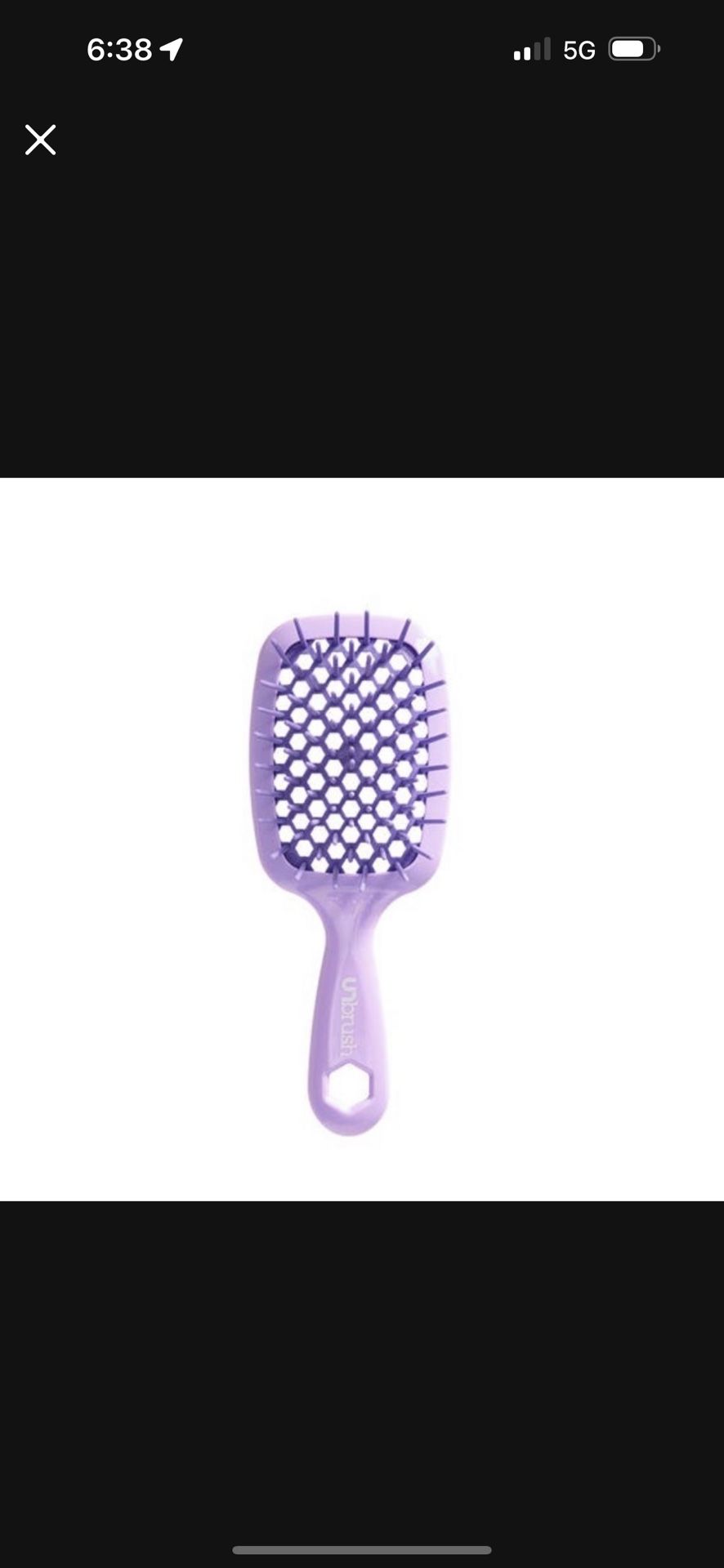 NEW— UNbrush a Detangling Hair Brush Mini