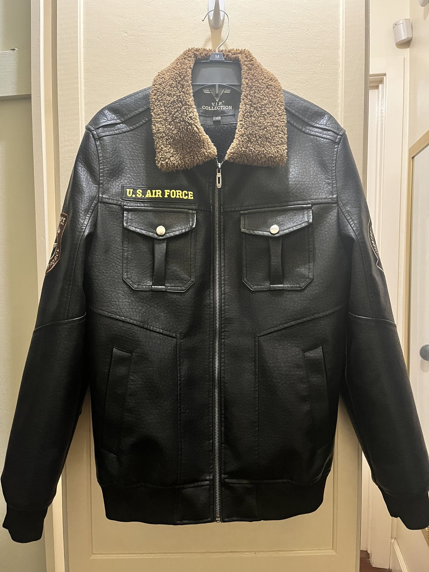 PU Leather Jacket - Men’s Medium Size