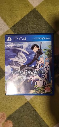 PS4 Sword Art Online Lost Song game
