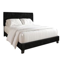 KING BED HEADBOARD AND FRAME ONLY