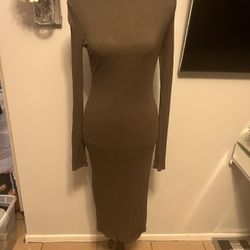 Fashion Nova Green Dress Large 