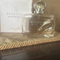 Beautiful Magnolia  3.4oz  With Box Almost Full 75.00