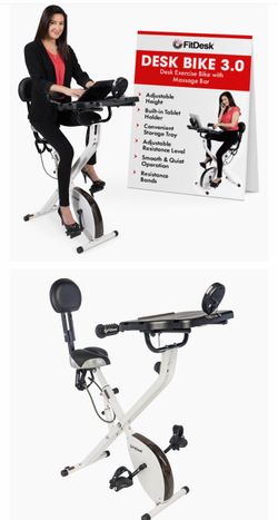 FitDesk Desk Bike 3.0 Exercise Bike