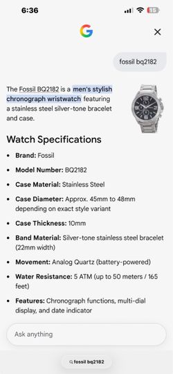 men's watch
