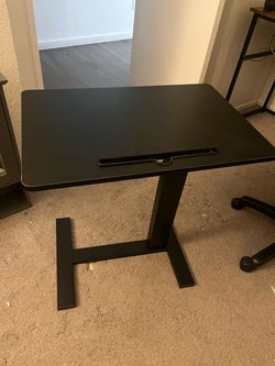 Black Adjustable Height Standing Desk