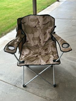 Camping chair with canopy