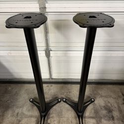 Ultimate Support MS-90/45B 45-inch Studio Monitor Stands - Black Finish