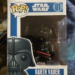 Funko Pop #1 Star Wars Darth Vader (read The Description)