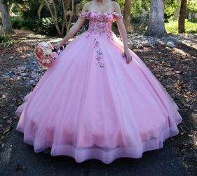 pink quince/sweet 16 dress