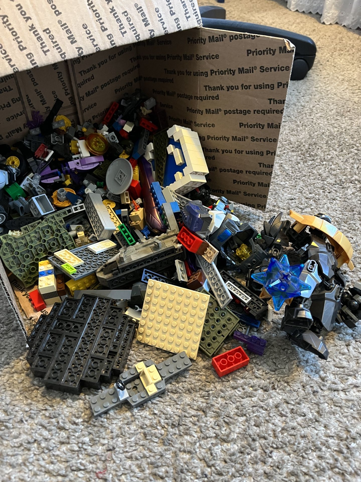 Box Full Of Assorted Lego