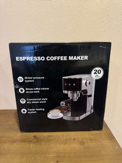 WHALL Touchscreen Espresso Machine