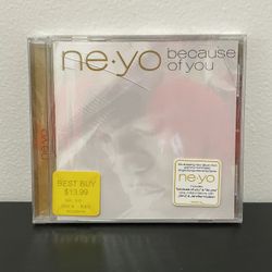 Because Of You Ne-Yo CD Album NEW SEALED R&B Hip Hop Y2K 2007
