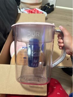 Pur pink water filter with new filter and 3 filter changes