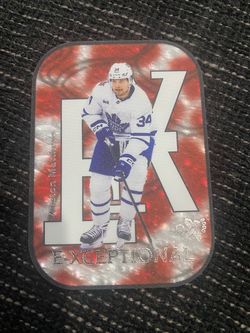 Auston Matthews 2023-24 Skybox EX2000 #2 SSP Case Hit