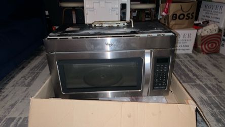 Whirlpool Microwave  Over Range Used