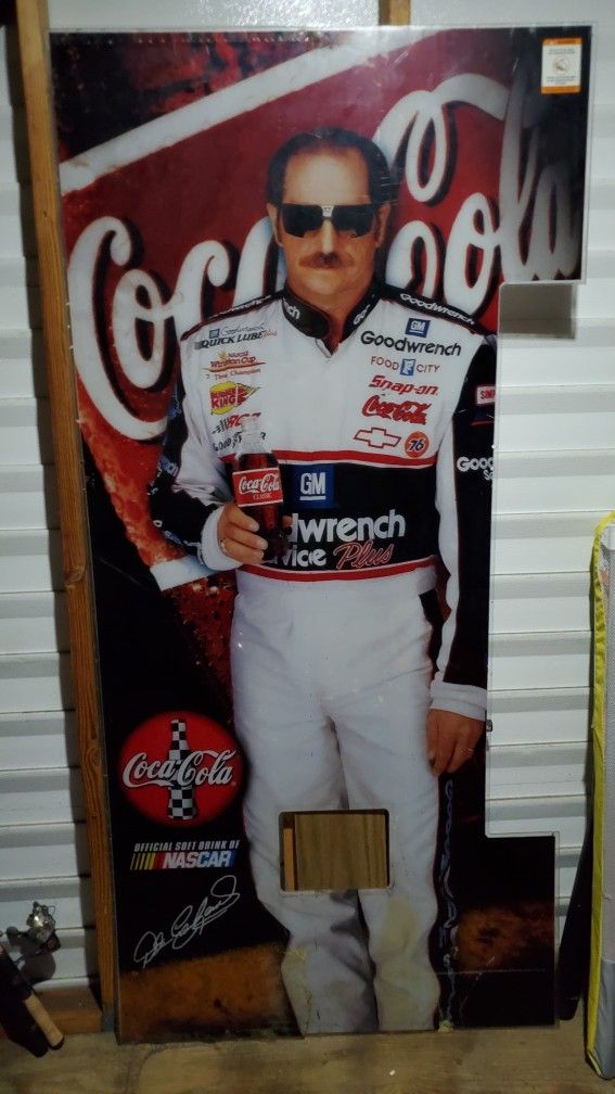 Dale EARNHARDT Coke Cola Vending Machine Cover