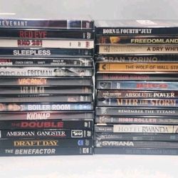 Lot Of 30 New & Sealed Action Drama DVD Movies  