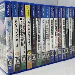 Japanese Ps Vita Game Lot