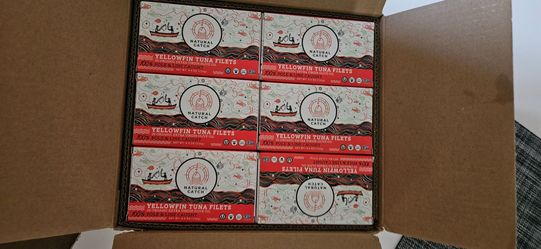 Brand new unopened 100% natural tuna filets
