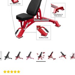 Brand New High-End Fully Adjustable Weight Bench 
