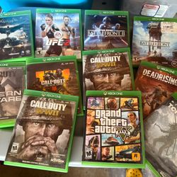 Xbox 1 With Many Games