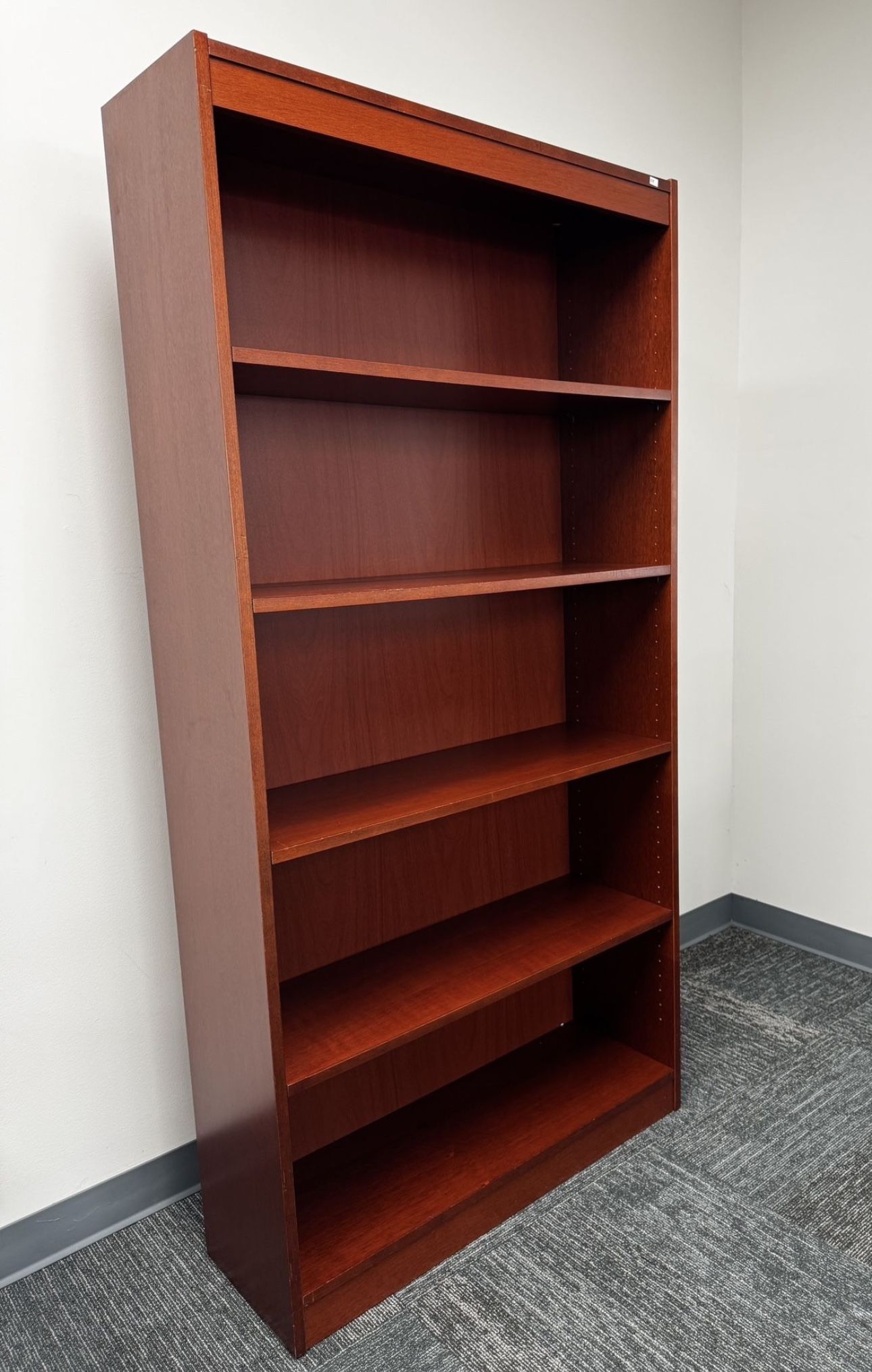 Style your space, one shelf at a time! *25% Off Used Furniture Sale* Used - Wooden 5 Shelf Bookcase