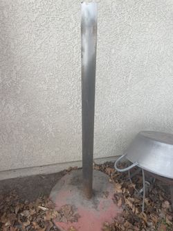 Sign Pole Heavy About 5-foot Tall