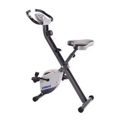 Stamina Cardio Exercise Bike with Heart Rate Sensors and Extra Wide Padded Seat, Folding Design for Storage - Exercise Bike