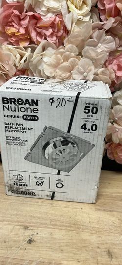 Broan-NuTone Genuine Replacement Motor Wheel for 696N Ventilation Fan, 50CFM, 4.0 Sones