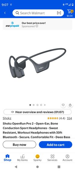 Shokz water proof sports head phones