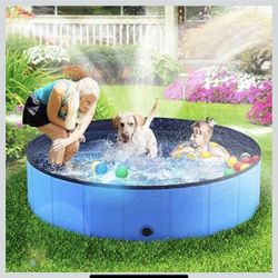 Foldable Pool, Collapsible Hard Plastic Swimming Pool
