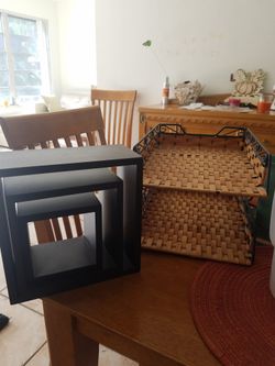 Table Lamps, Book Shelf, Paper Holder