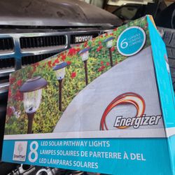 8 New Solar Led Pathway Lights