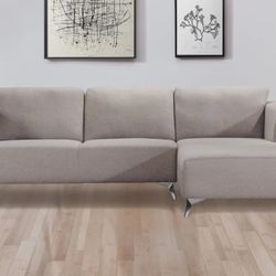 Josiah Sand Fabric Sectional Sofa

