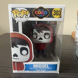 VAULTED Miguel Funko Pop #303 Coco Disney Pixar Movies Animation Skeleton Day