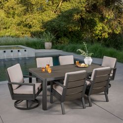 SunVilla Alden 7-piece Outdoor Patio Dining Set