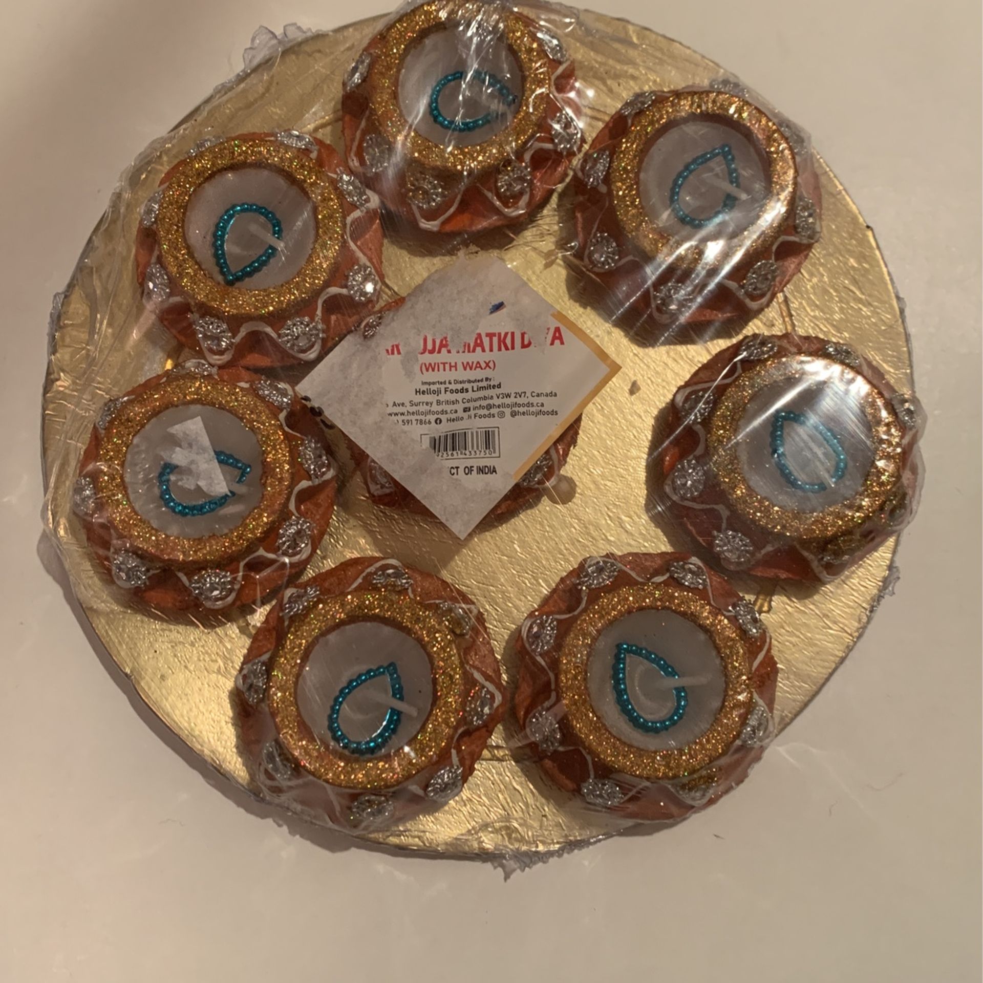 8 Pack Indian Wax Candles- Beautiful