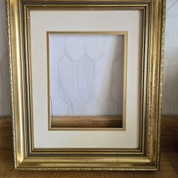 Vintage Wooden Gold Frame 