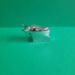 Vintage DANSK Cow Paperweight - International Designs Ltd Japan.