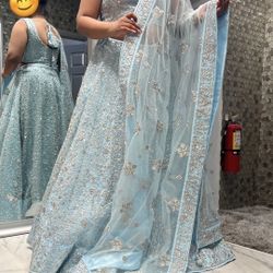 Light Blue Lehenga 