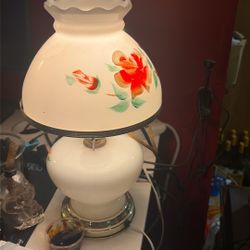 Vintage Hand Painted Lamp 