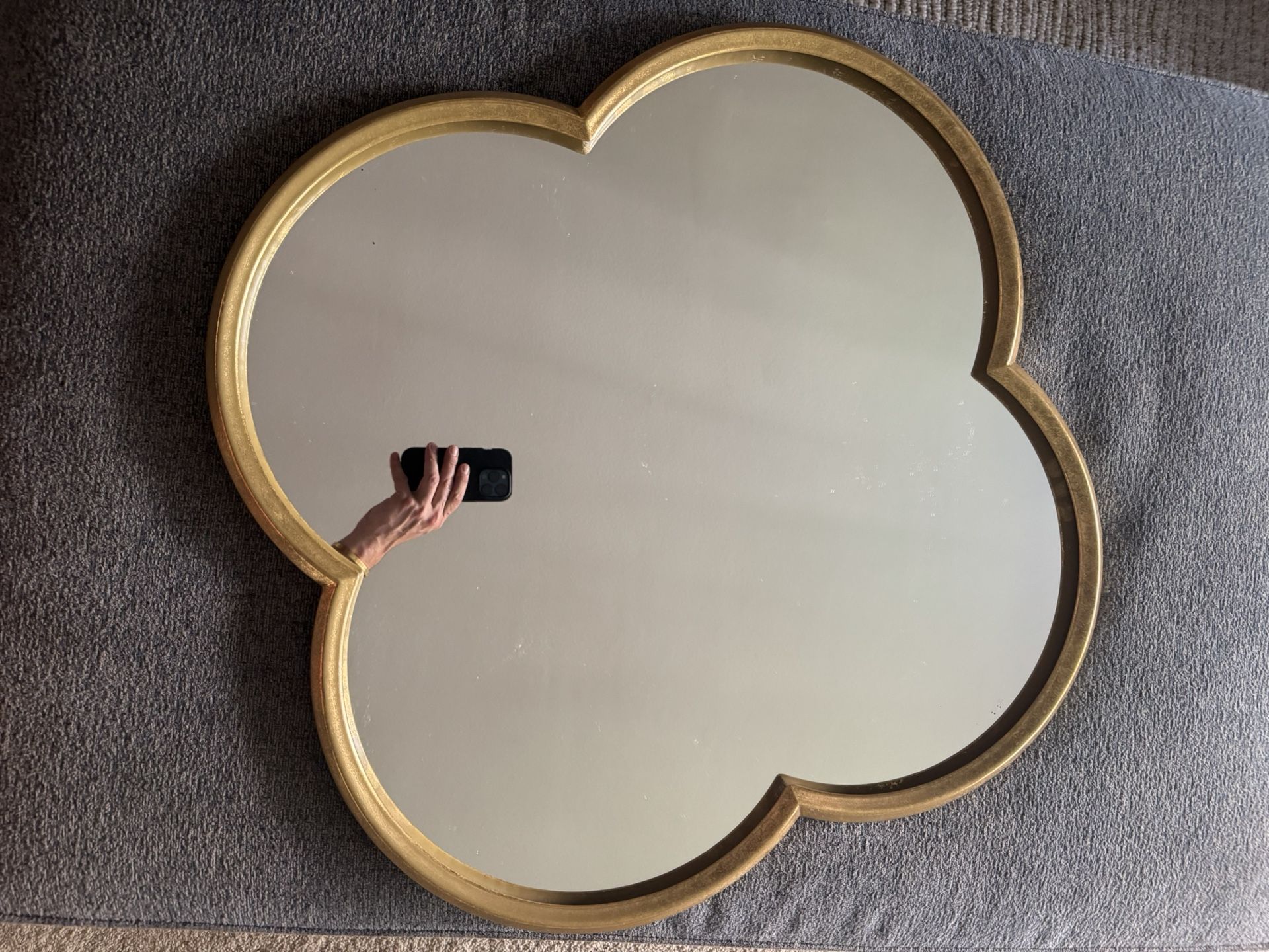 Gold Antique Finish Mirror