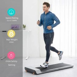 kingsmith walking pad treadmill  p1 smart folding treadmill grey