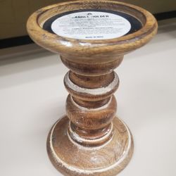 Wooden Candle Holder 