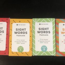 Sight Words Cards Boundle Pack Of 5