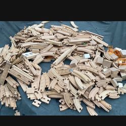 Wooden Train Tracks - Hundreds In Many Different Sizes